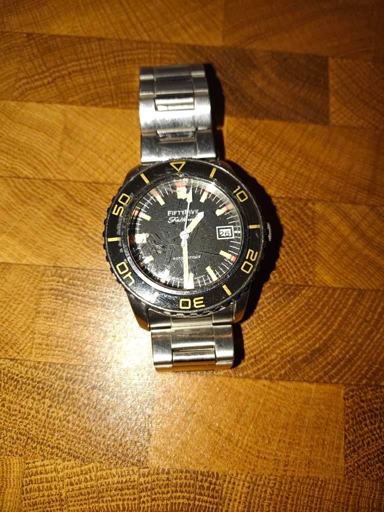 Seiko SNZH57K1 automaat opknapper, Gebruikt, Staal, Polshorloge, Ophalen of Verzenden