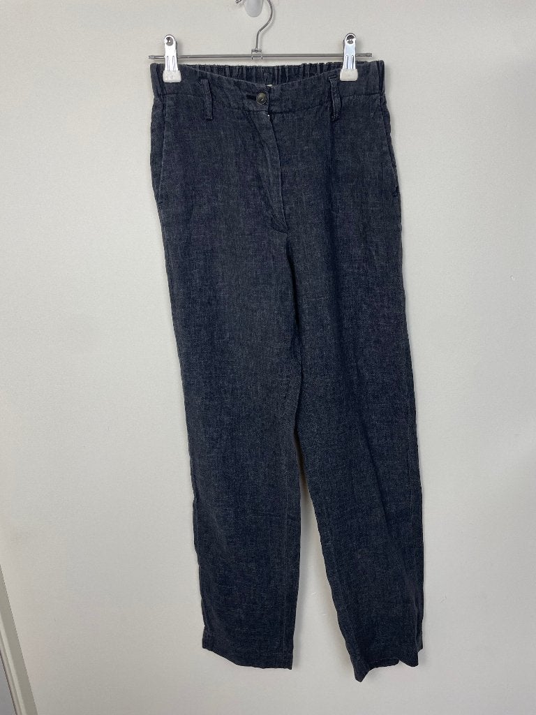 Diega broek maat XS grijs high waist straight linnenmix, 6 rue Béranger 75003 Paris, Eshop@diega.fr, Ophalen of Verzenden, Zo goed als nieuw