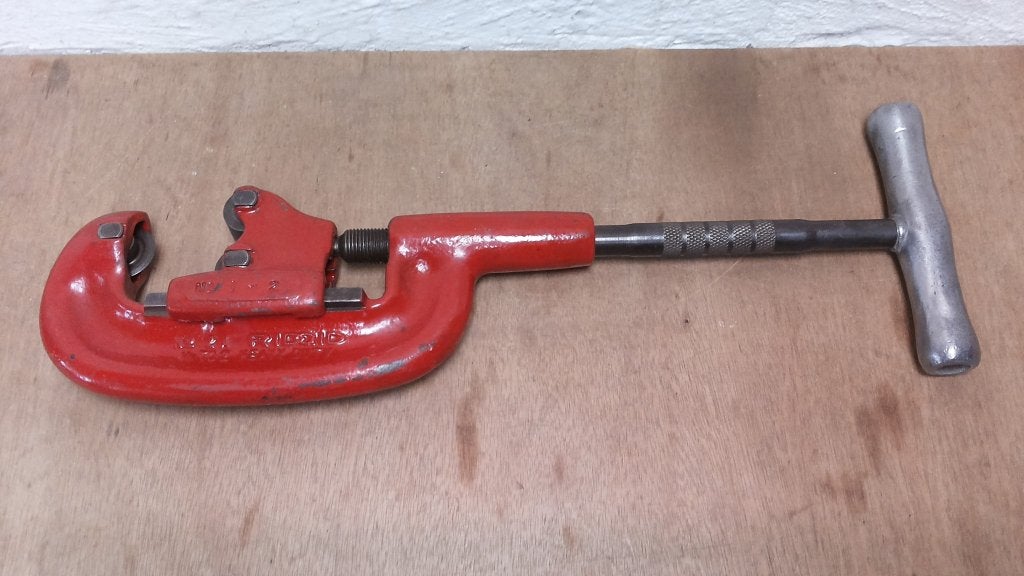 Ridgid pijpsnijder 2A, Ophalen of Verzenden, Gebruikt