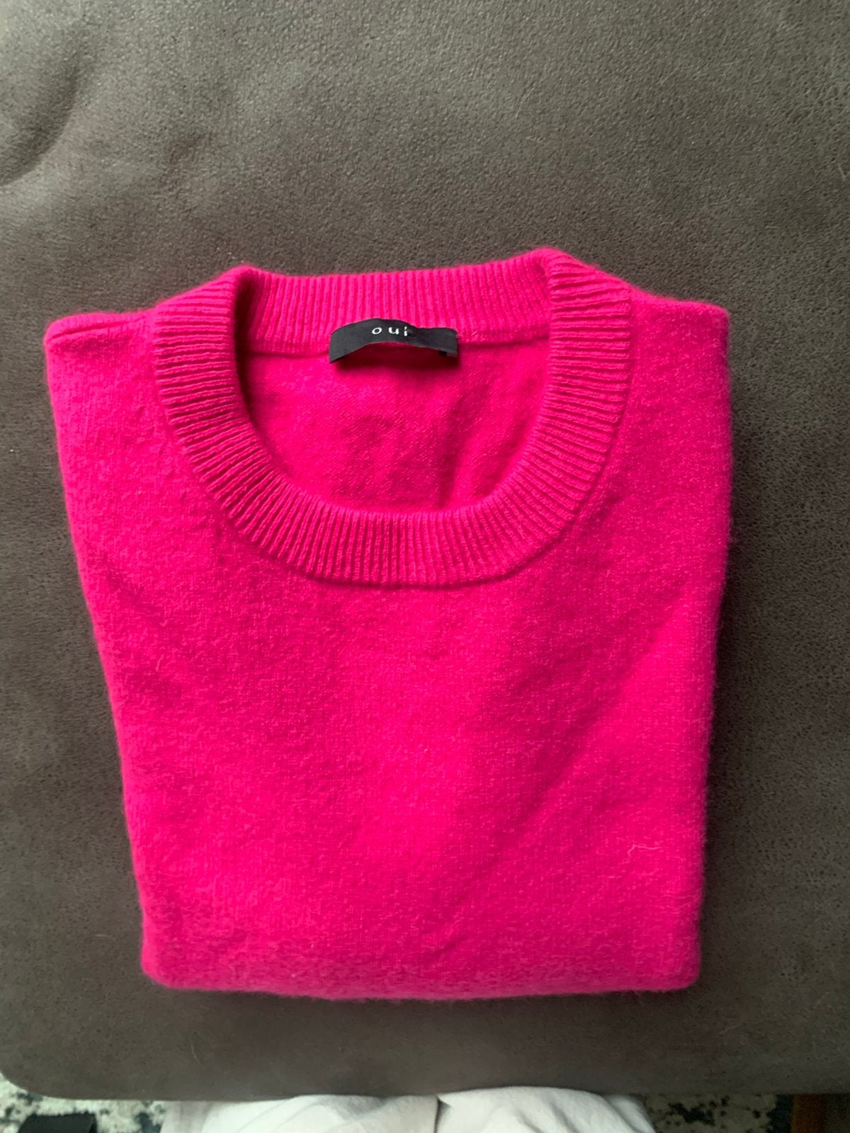 Fuchsia trui van OUI, maat M, Ophalen of Verzenden, Gedragen, Maat 38/40 (M), Roze