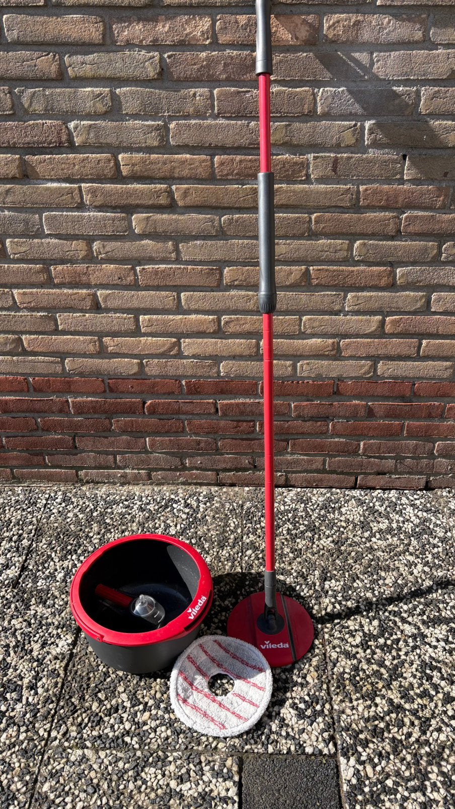 Vileda spin & clean mop met emmer, Ophalen, Dweilemmer, -bak, of -wagen