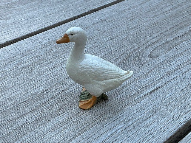 Schleich 13130 eend (of witte gans), Ophalen of Verzenden, Zo goed als nieuw, Boerderijdier, Beeldje of Figuurtje
