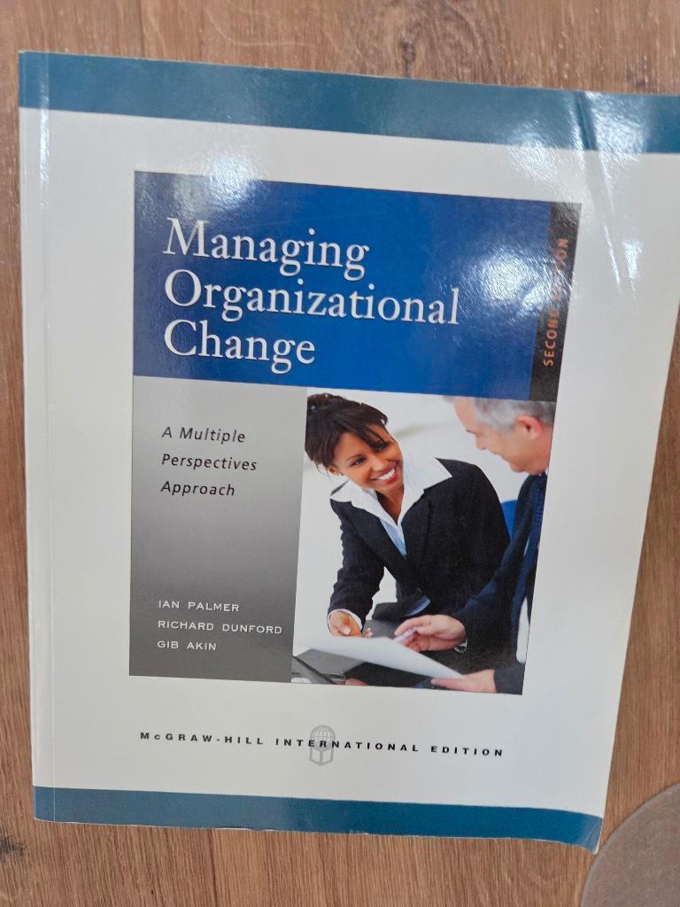 studieboek Managing organizational change, Ophalen of Verzenden, Alpha, Zo goed als nieuw, WO