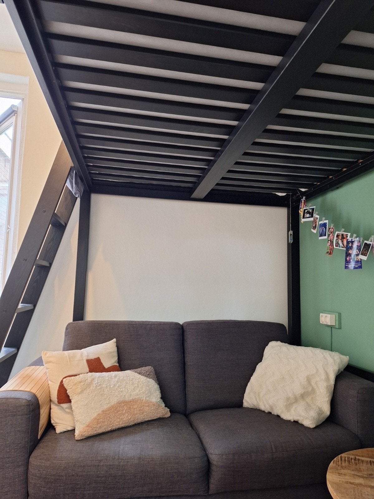 Gratis grijze bank, Antiek en Kunst, Antiek | Meubels | Stoelen en Banken, Ophalen