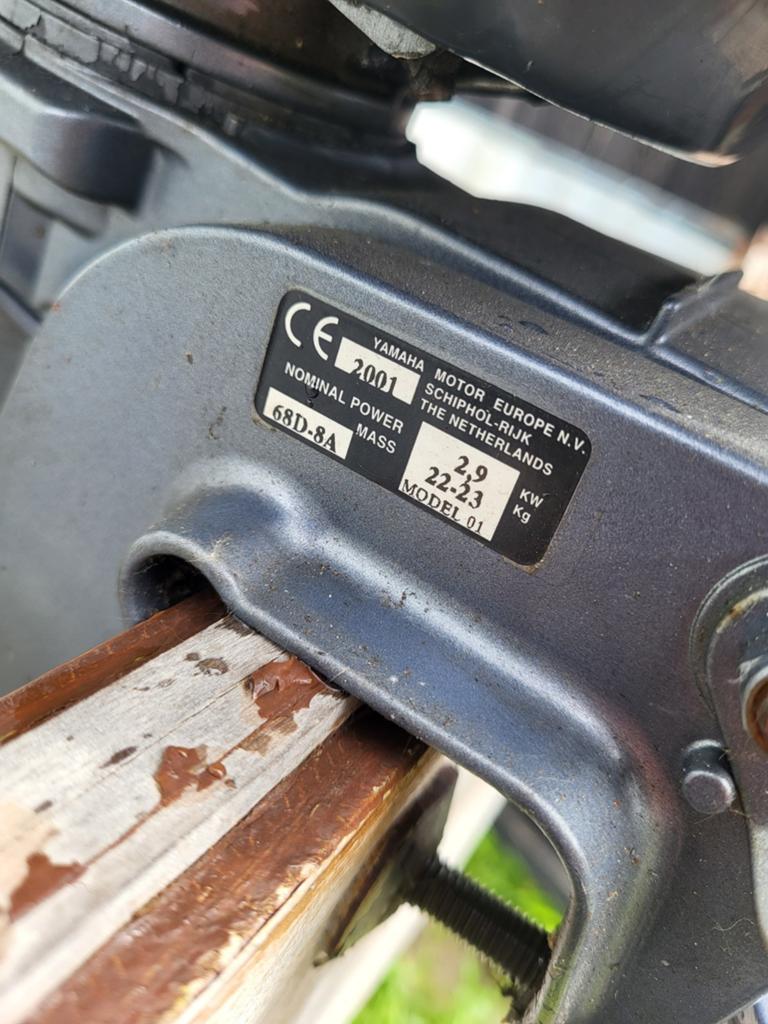 Yamaha 4pk 4takt, Watersport en Boten, Buiten- en Binnenboordmotoren, Ophalen, Gebruikt, Minder dan 5 pk, Viertaktmotor