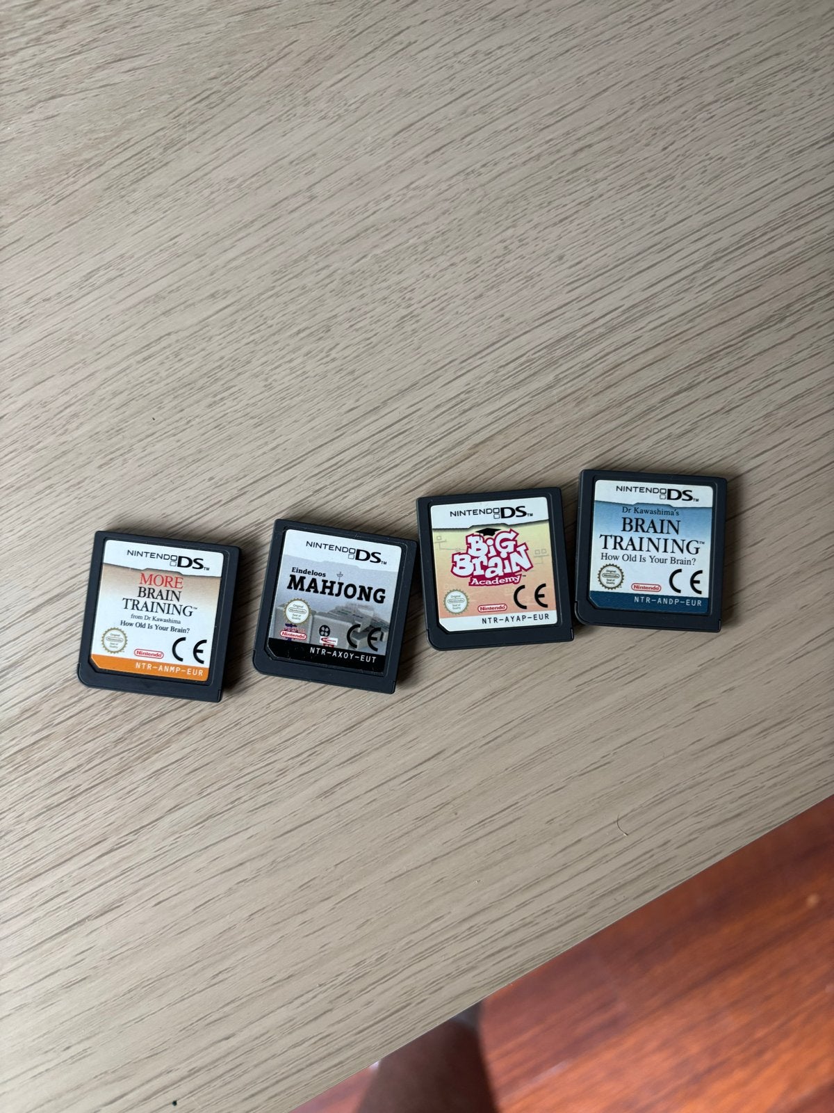 Nintendo DS Spellen: Brain Training, Mahjong, Big Brain, Puzzel en Educatief, Gebruikt, 1 speler, Ophalen of Verzenden