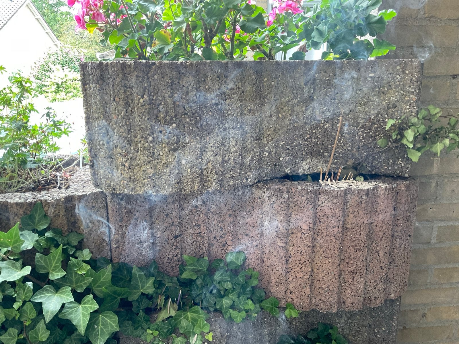 Gevraagd 12Gebruikte betonnen bloembakken, Ophalen, Gebruikt, Minder dan 30 cm, Beton