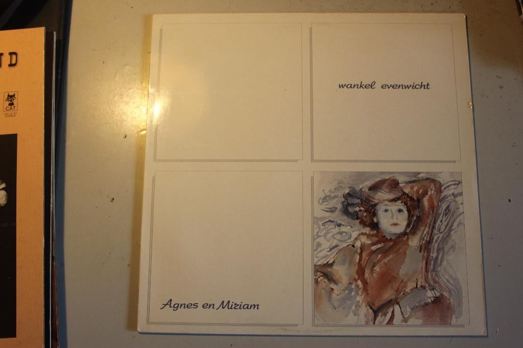 500b - lp - agnes en miriam - wankel evenwicht, Ophalen of Verzenden, Gebruikt, 12 inch, Levenslied of Smartlap