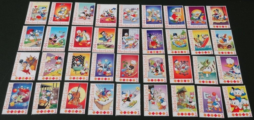 Donald Duck - Duckstad - 36 stuks - Persoonlijk - PDs01, Verzenden, Na 1940, Postfris