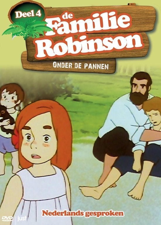 DVD De Familie Robinson - Deel 4: Onder De Pannen, Cd's en Dvd's, Avontuur, Alle leeftijden, Tv-serie, Zo goed als nieuw
