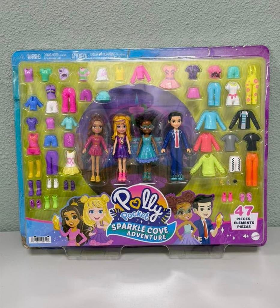 Polly Pocket Fonkelgrot Modeset 47dlg Nieuw poppen + kleding, Overige typen, Nieuw, Ophalen of Verzenden, H