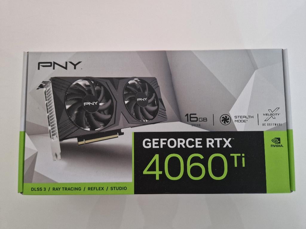 Nieuwe ongeopende PNY GeForce RTX 4060 Ti 16GB ( Ophalen ), Computers en Software, Videokaarten, GDDR6, PCI-Express 4, Nieuw, Ophalen of Verzenden