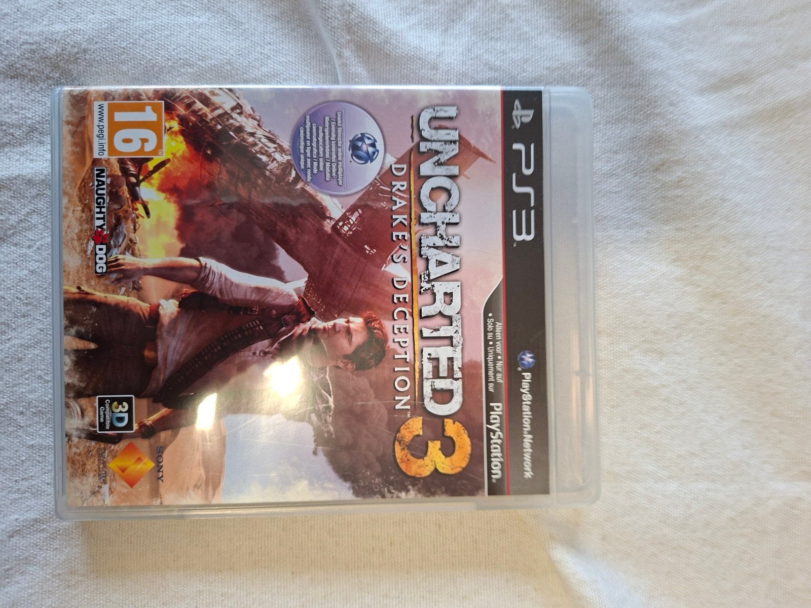 Uncharted 3: Drake's Deception PS3, Spelcomputers en Games, Avontuur en Actie, Online, 1 speler, Ophalen of Verzenden