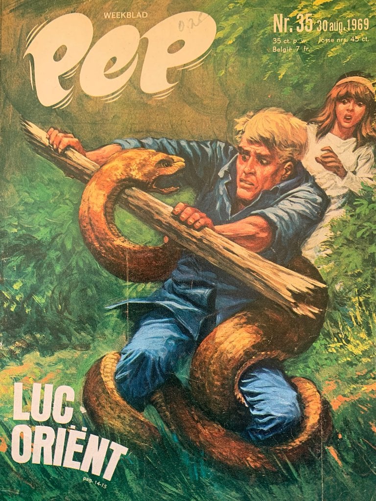 Weekblad PEP  NR. 35 - 30 augustus 1969, Boeken, Eén stripboek, Ophalen of Verzenden, Gelezen