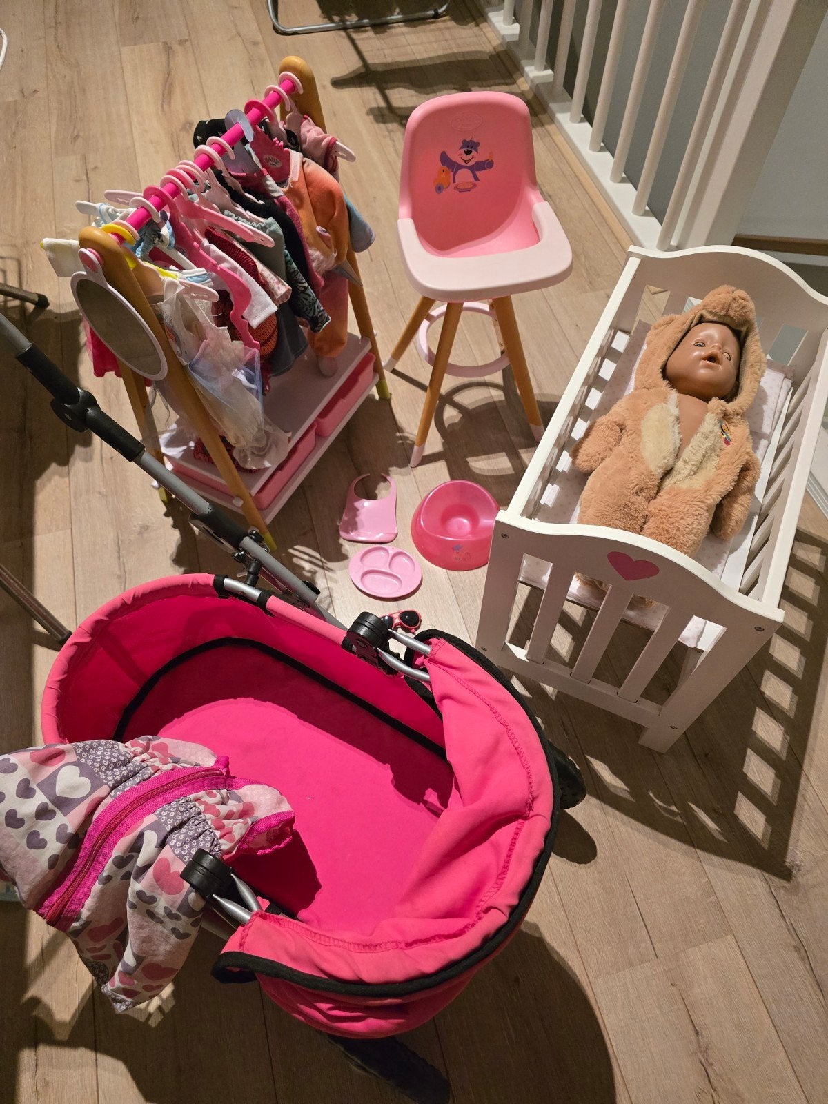 Grote set Baby born spullen, Ophalen, Gebruikt, Babypop