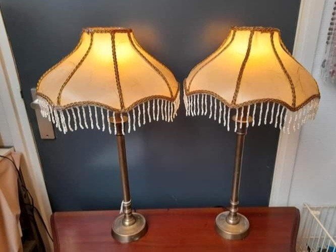 Barok lampen kappen 35.00 p.s, Ophalen