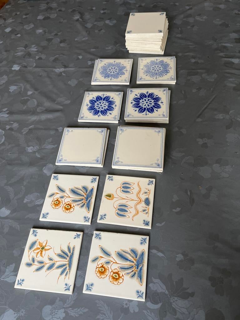 Cérabati wandtegels, Delf Style, 11x11 cm 32 stuks, Ophalen of Verzenden
