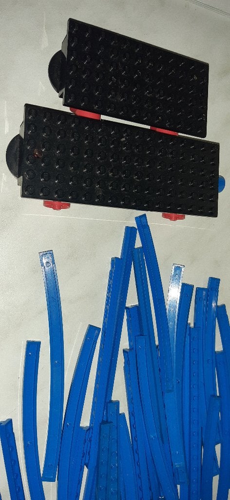 Oude onderdelen lego trein, Ophalen of Verzenden, Gebruikt, Lego