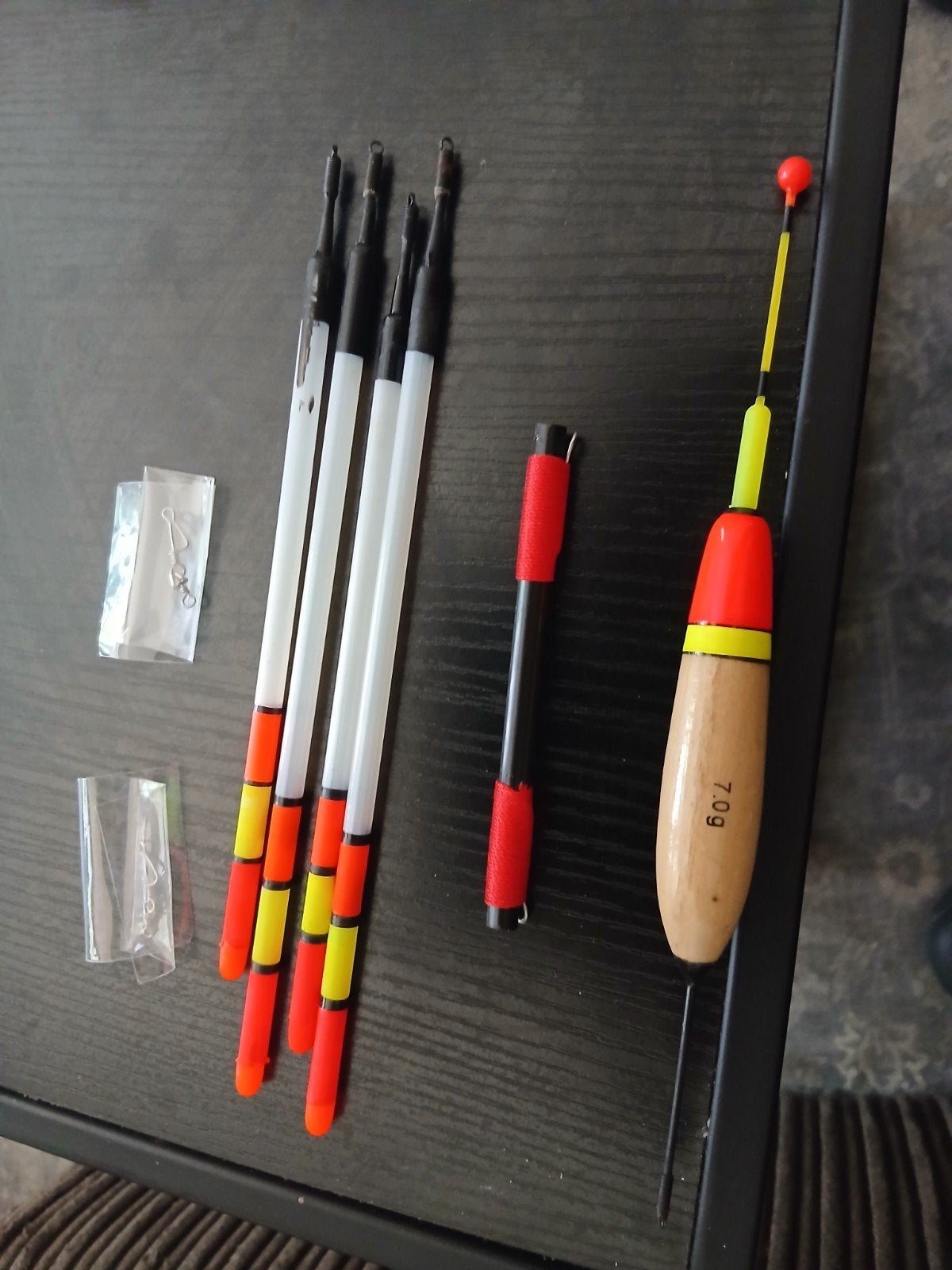 Set van 5 visdobbers en 1 dobber van 7 gram, Ophalen of Verzenden