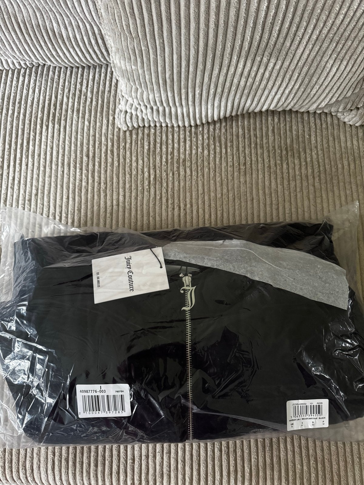 Nieuwe Juicy Couture winterjas - Maat M, Ophalen of Verzenden, Nieuw, Maat 38/40 (M), Zwart