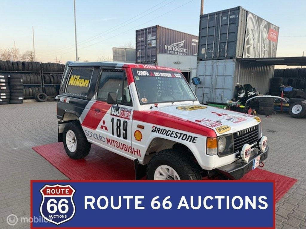 Mitsubishi Pajero Dakar | 1989 | Route 66 Auctions, Overige carrosserieën, Zwart, Bedrijf, Handgeschakeld