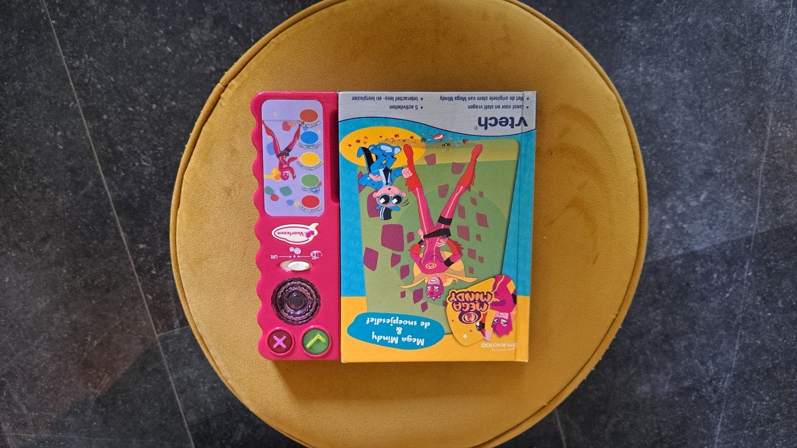 VTech Mega Mindy & de Snoepjesdief spel, Ophalen of Verzenden, Gebruikt, 4 tot 6 jaar