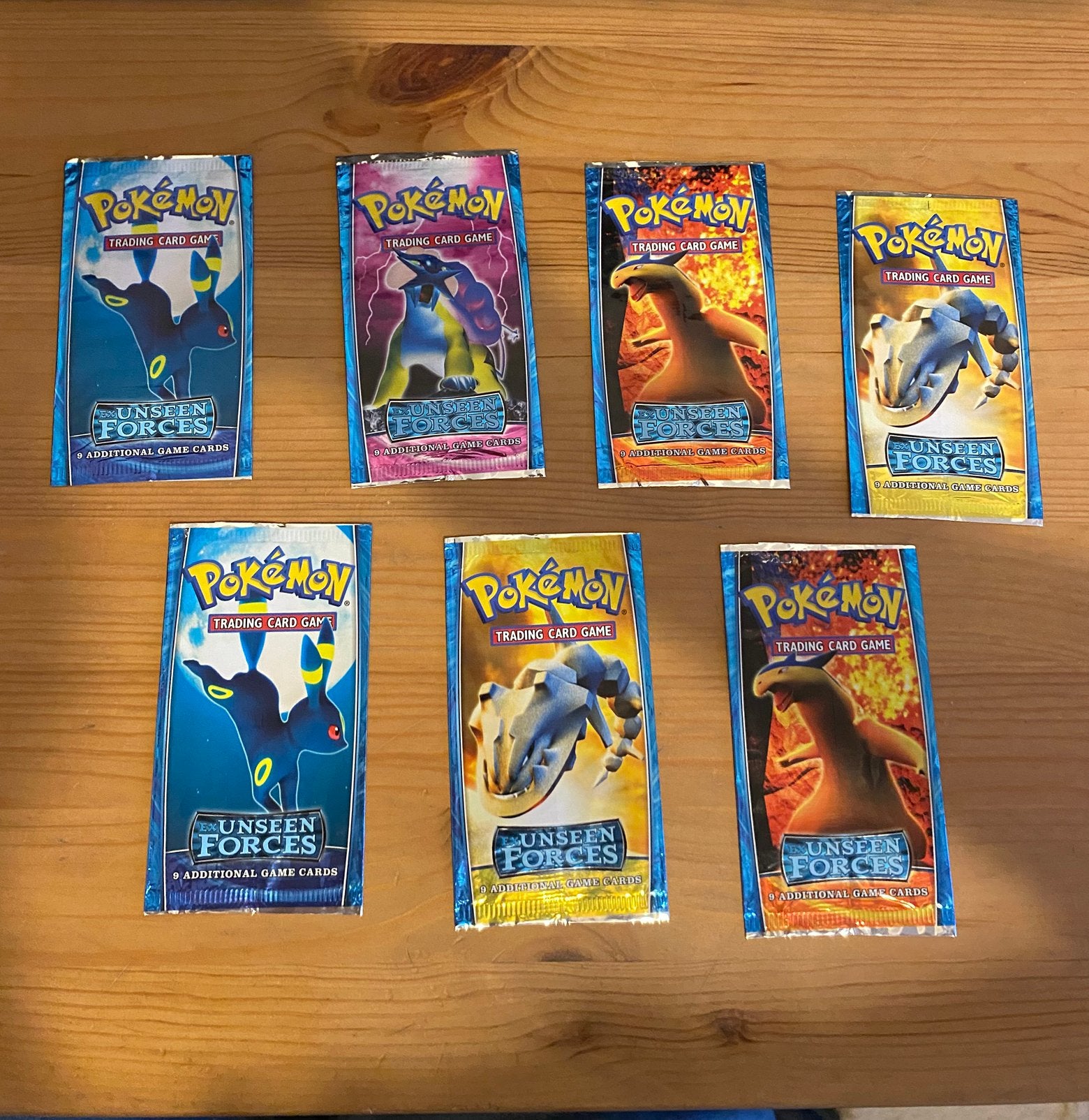 EX Unseen Forces Boosters Pokemon (leeg!), Ophalen, Zo goed als nieuw