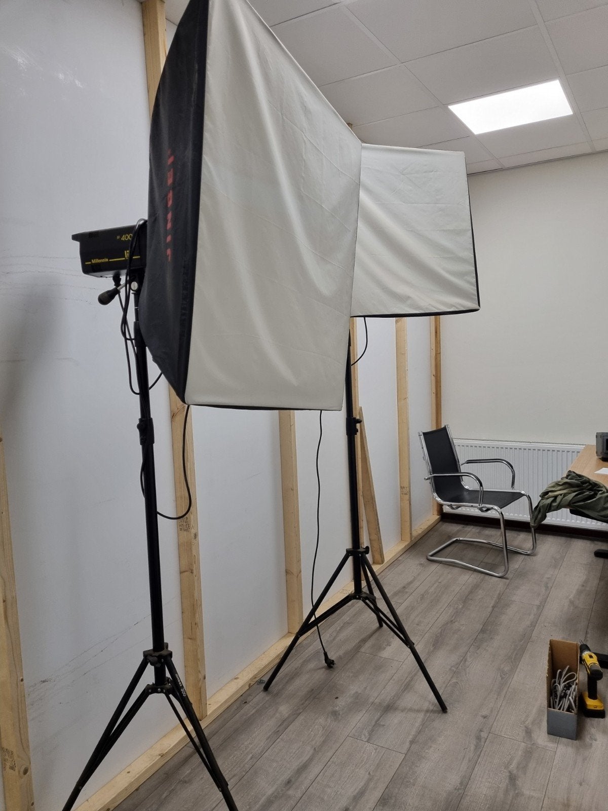 Complete set fotostudio lampen van het merk Jinbei Millennia, Ophalen, Complete fotostudio