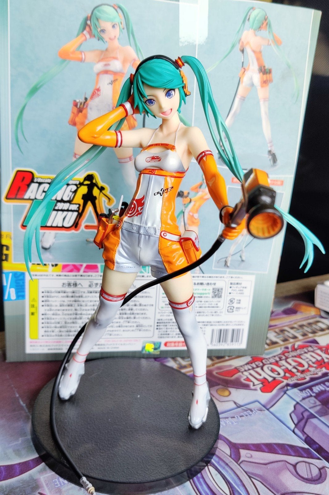 Vocaloid Hatsune Miku Racing 2010 ver 1/7 anime figure, Ophalen of Verzenden, Gebruikt