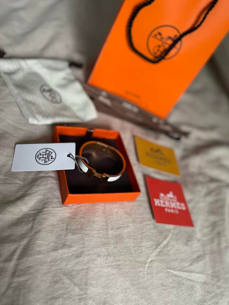 Hermès armband, Sieraden, Tassen en Uiterlijk, Armbanden, Ophalen of Verzenden, Gebruikt, Goud, Overige materialen