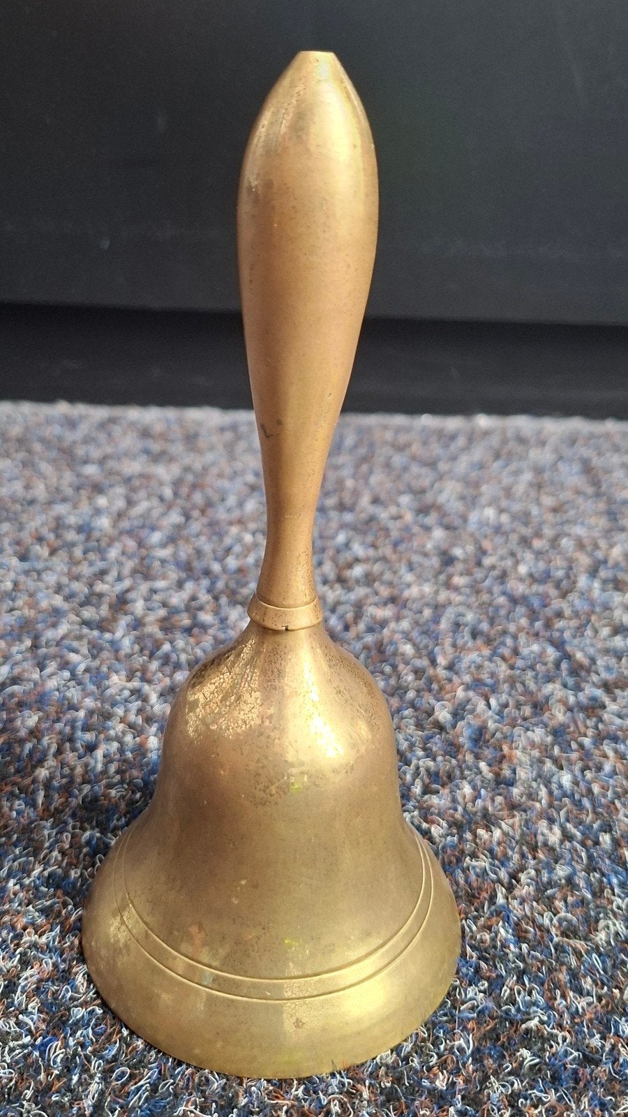Vintage Messing Handbel - Decoratieve Tafelbel, Antiek en Kunst, Ophalen of Verzenden
