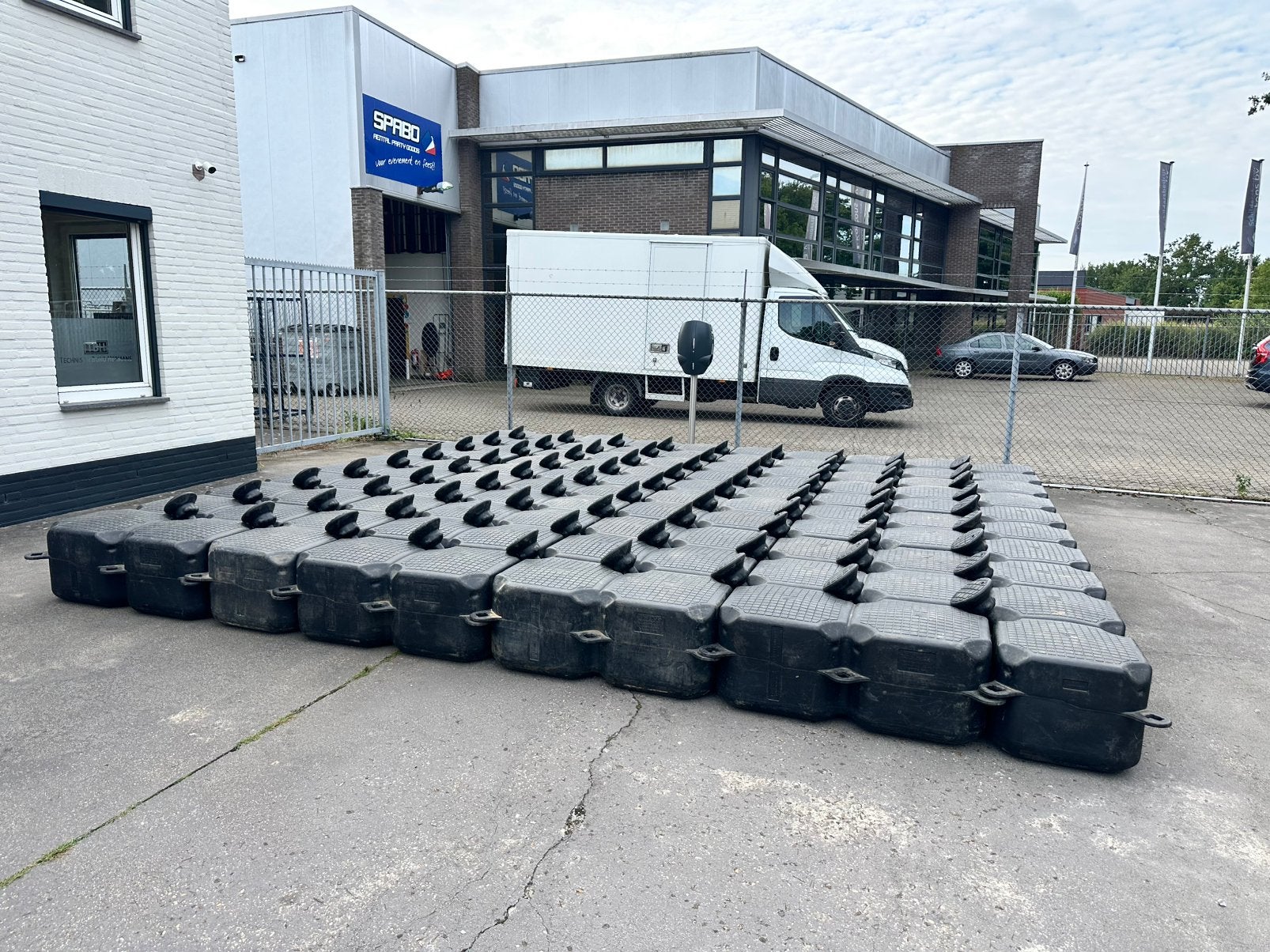 JETFLOAT ponton / drijvende steiger 25m² - 55 elementen, Ophalen, Gebruikt