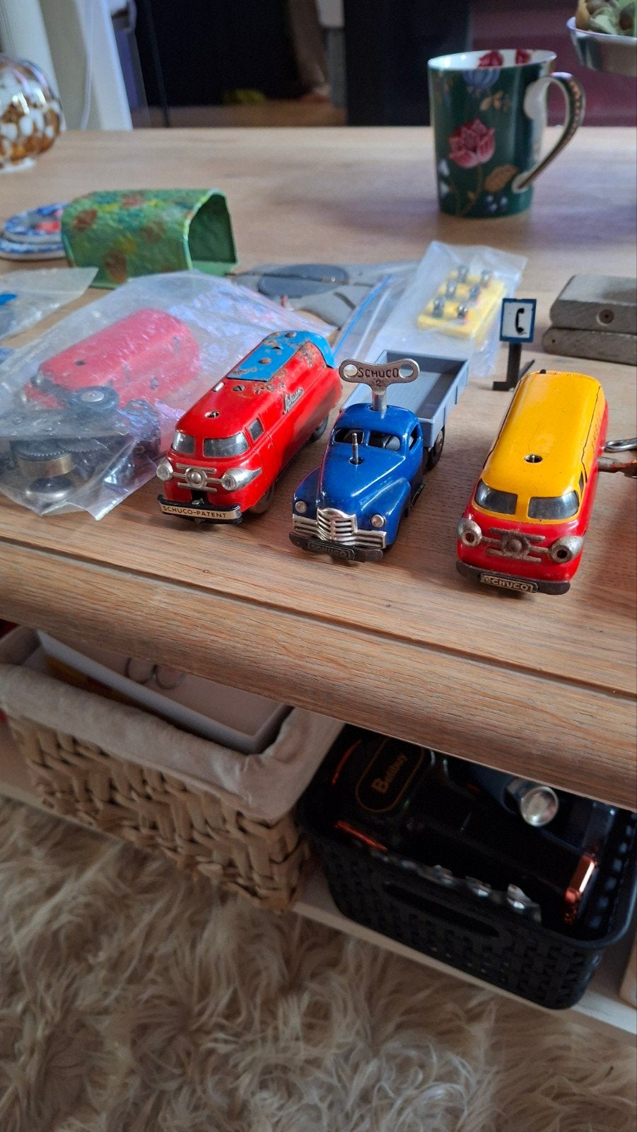Vintage Schuco Varianto Racebaan Set, Ophalen of Verzenden, Gebruikt, Overige aandrijving, Overige merken