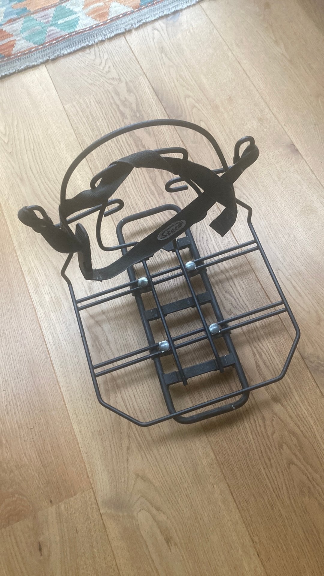 Tasdrager fiets (steco drager monkey me), Ophalen, Gebruikt