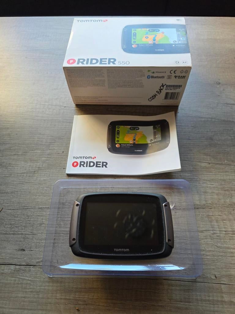 TomTom Rider 550 Motornavigatie - Zo goed als nieuw, Ophalen of Verzenden, Zo goed als nieuw