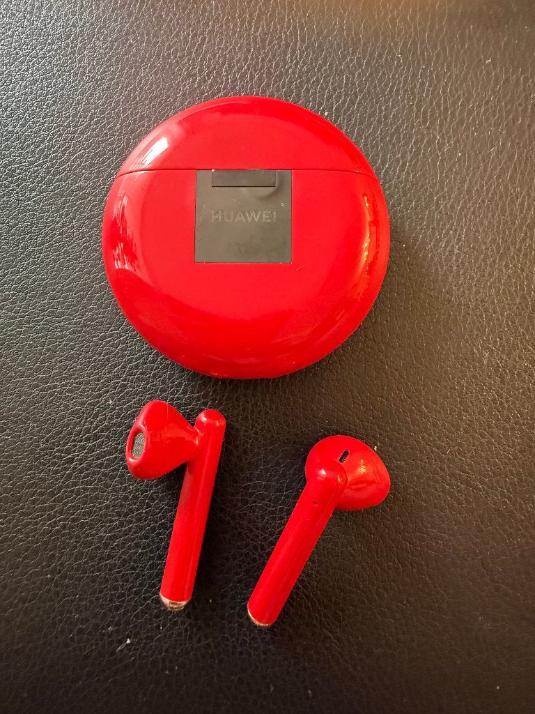 Huawei FreeBuds 3 Red Earbuds, Gebruikt, Ophalen of Verzenden, Rood, In oorschelp (earbud)