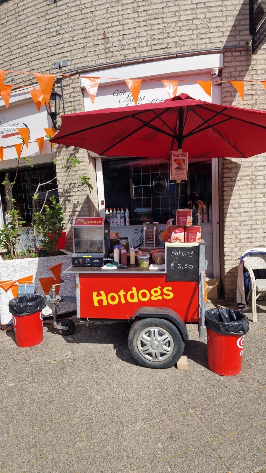 Hotdogkraam te huur. Perfect voor evenementen!, Ophalen of Verzenden, Overige