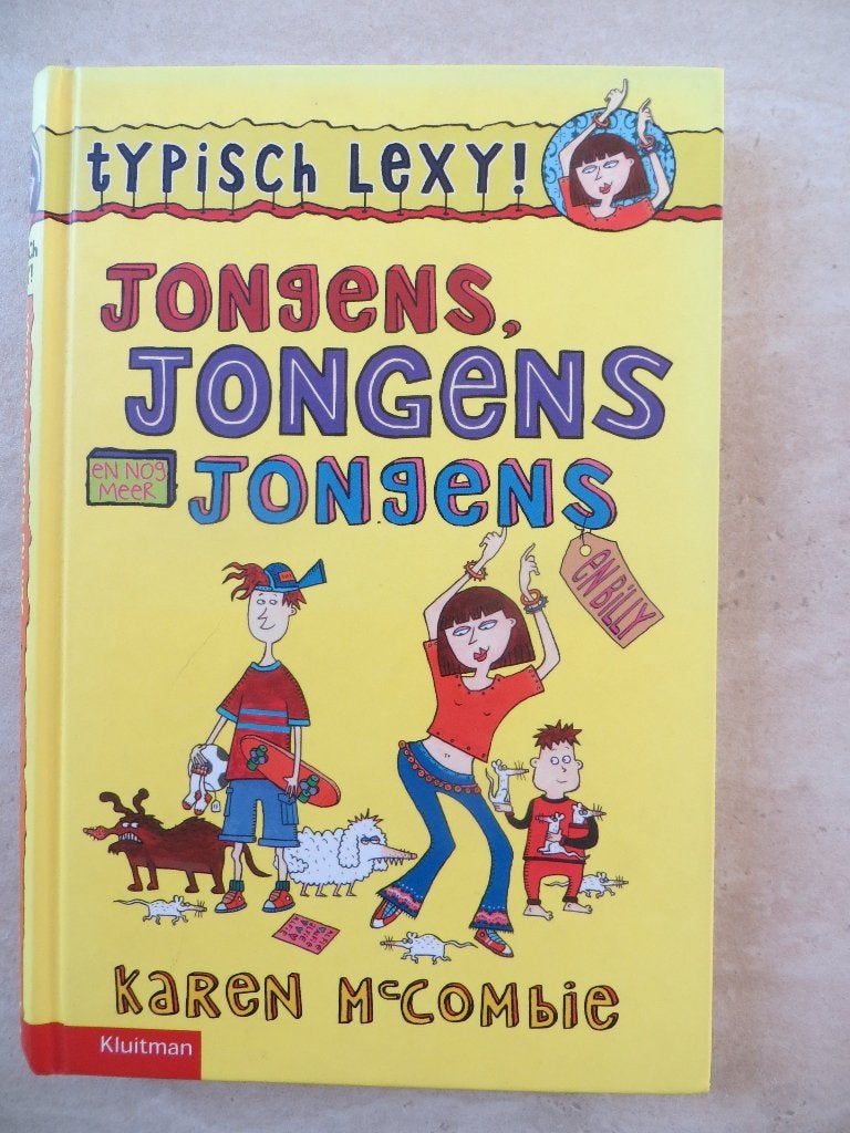 Typisch lexy - jongens jongens jongens - karen mccombie, Boeken, Ophalen of Verzenden, Gelezen
