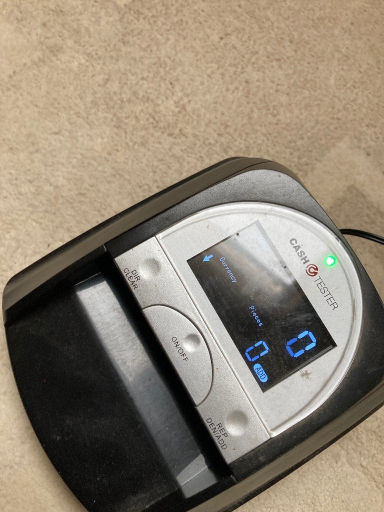Cash tester, Ophalen of Verzenden, Gebruikt