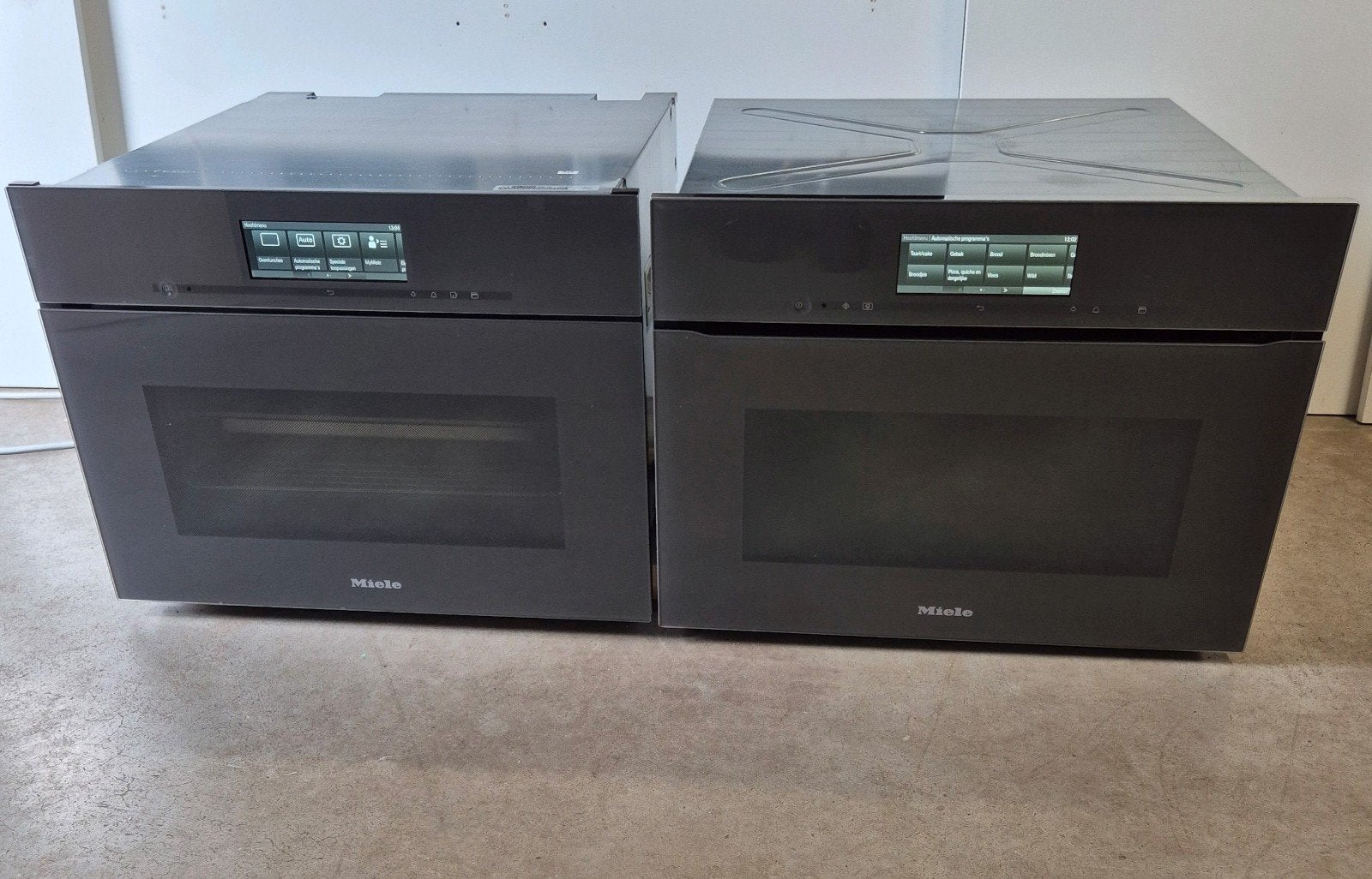 MIELE set: combi oven/magnetron + combi stoom oven GREEPLOOS, Ophalen, Nieuw