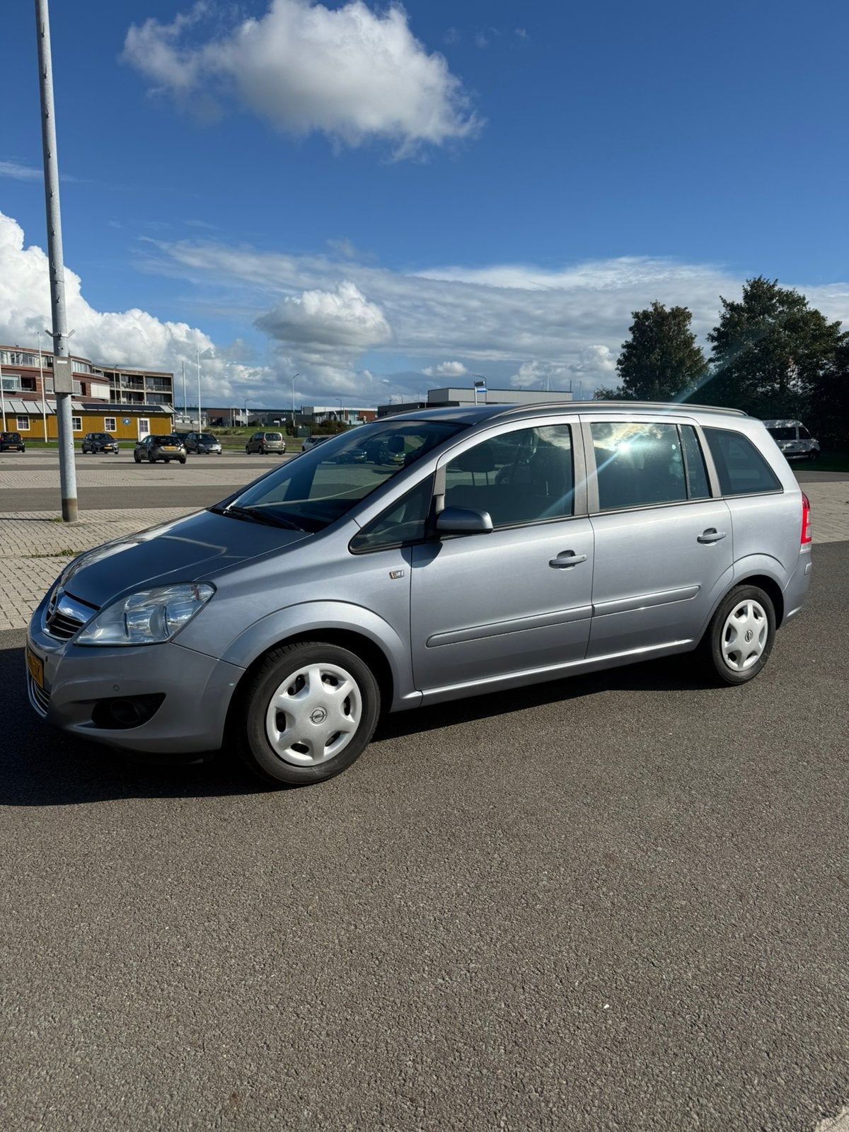 Opel Zafira 1.8 Automaat | 9,5 Jaar in Bezit | 7-Zits, Auto's, Stof, Parkeersensor, Zwart, 4 cilinders