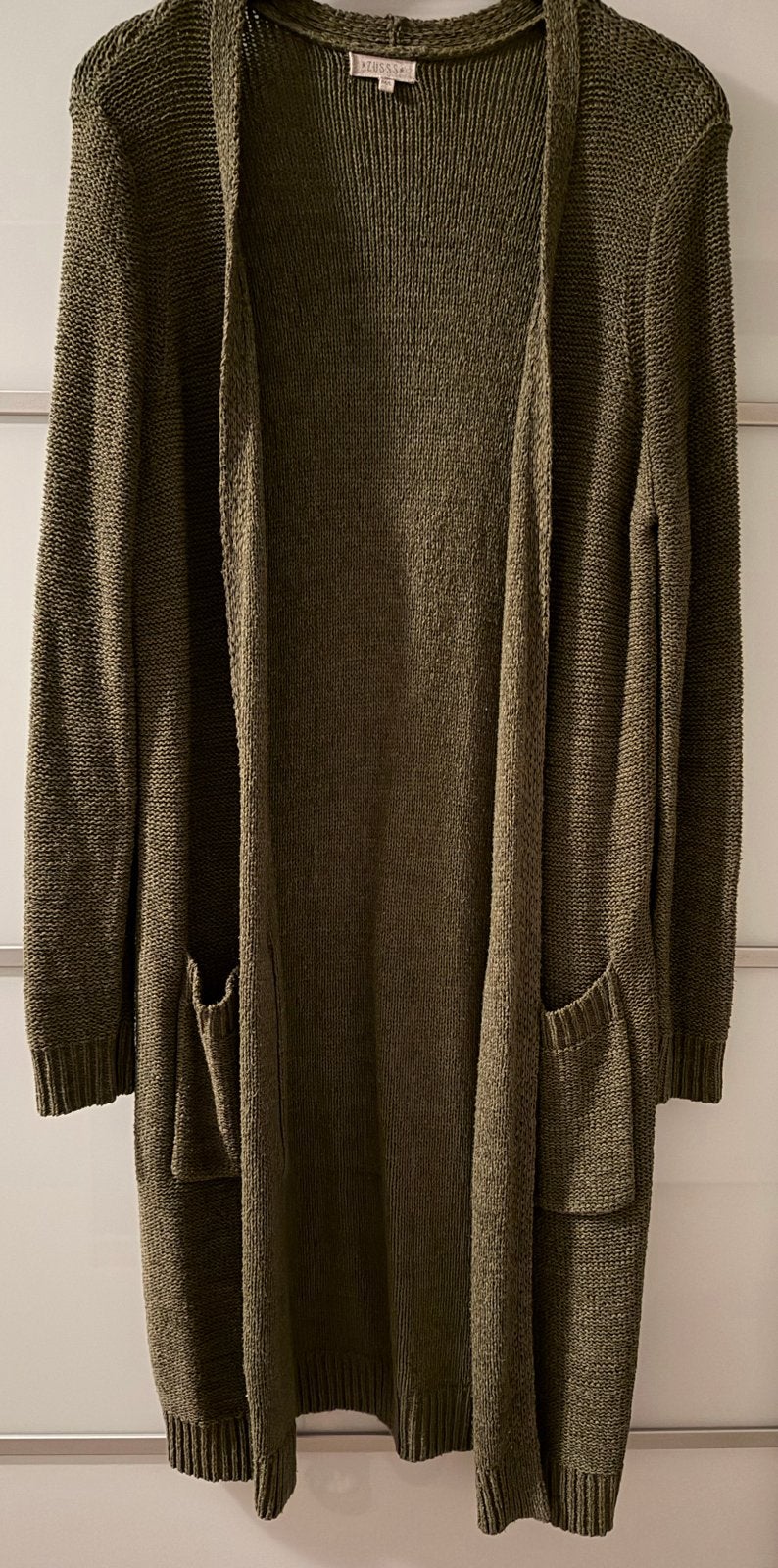 ZUSSS lang vest groen maat M/L, Ophalen of Verzenden, Zo goed als nieuw, Maat 38/40 (M), Groen