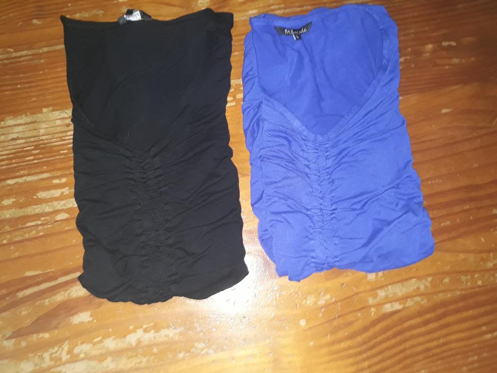2x shirt, top MS Mode L, Maat 46/48 (XL) of groter, Ophalen of Verzenden, Zo goed als nieuw, Korte mouw