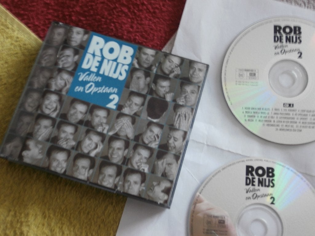 2 x Dubbel-CD - Rob de Nijs - Vallen En Opstaan 1 en 2., Cd's en Dvd's, Ophalen of Verzenden, Zo goed als nieuw, Pop