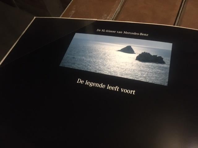 Mercedes SL (R129) fraaie brochure/auto folder '89 - '93, Ophalen of Verzenden, Zo goed als nieuw, Mercedes