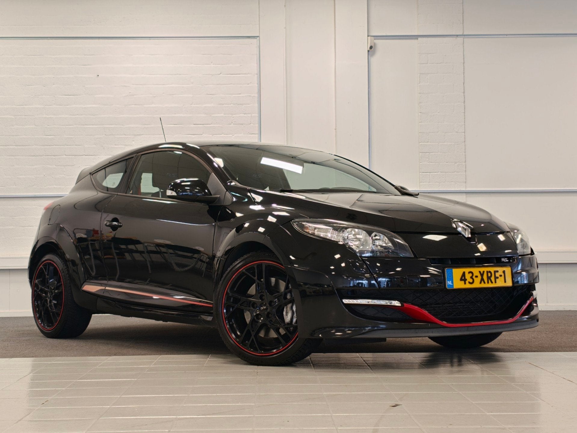 Renault Mégane Coupé 2.0 T Renault Sport 265pk 2e Eigenaar, Auto's, Voorwielaandrijving, Stof, Gebruikt, Zwart