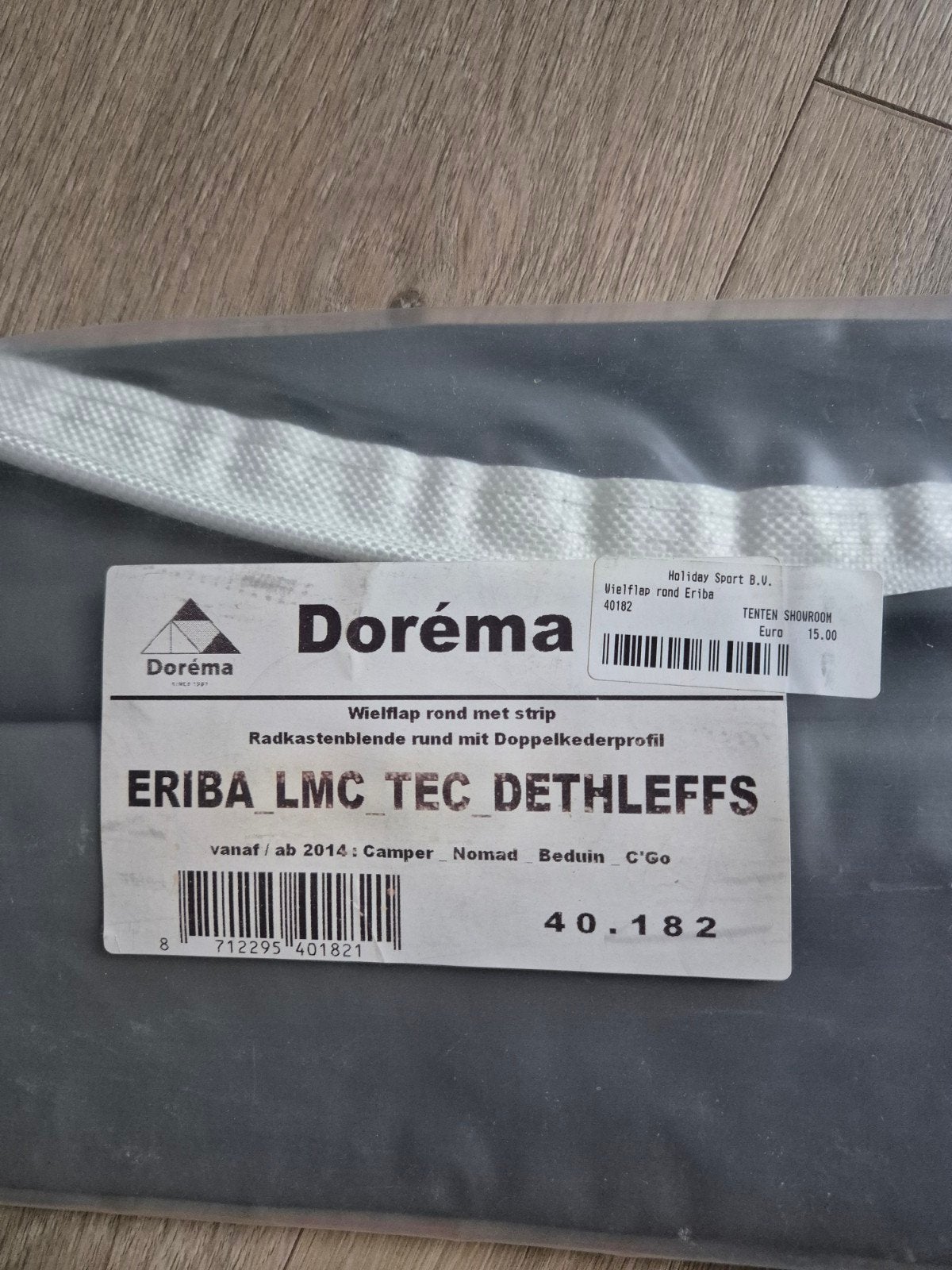 Dorema Wielflap Rond met Strip voor Eriba LMC TEC Dethleffs, Ophalen of Verzenden, Nieuw