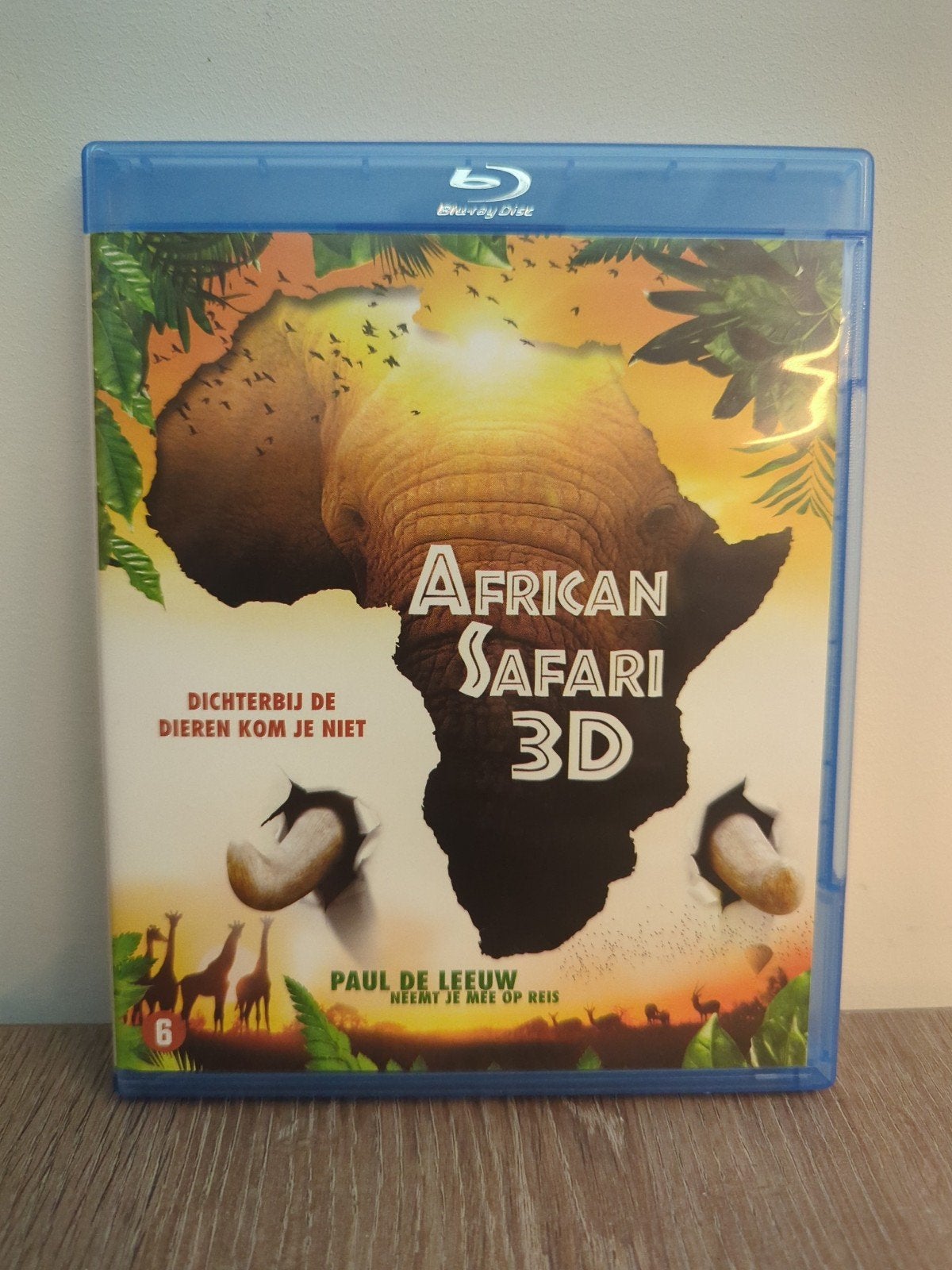 African Safari 3D Blu-ray - Dichterbij de dieren kom je niet, Documentaire, Documentaire en Educatief, Vanaf 6 jaar, Ophalen of Verzenden