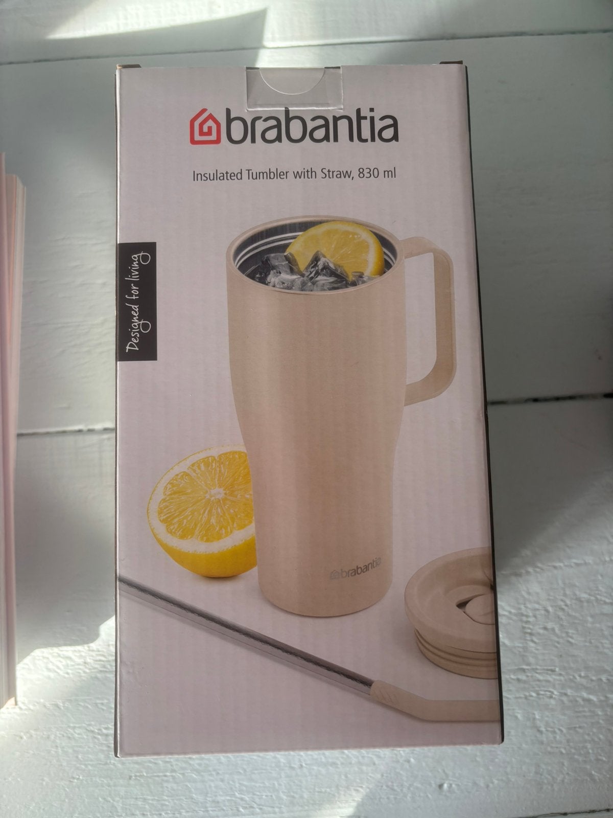 Brabantia geïsoleerde beker met rietje AH, Verzamelen, Supermarktacties, Albert Heijn, Ophalen of Verzenden