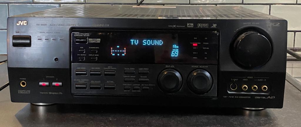 JVC RX-888R Audio/Video Control Receiver - Deuk, werking onb, Audio, Tv en Foto, Versterkers en Receivers, Overige systemen, JVC
